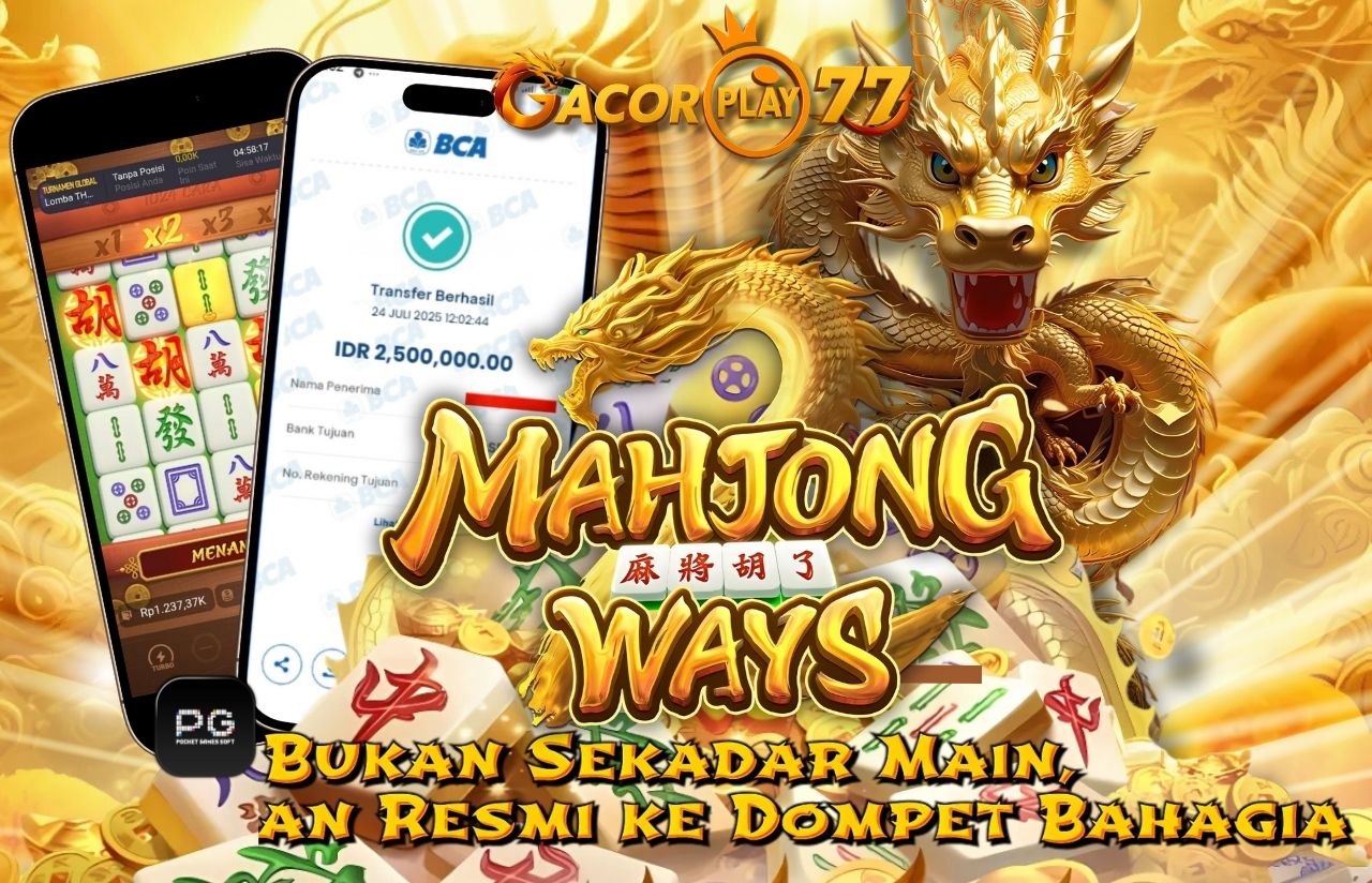 Selamat kepada user id : bon****0 Wede Rp 2.500.000 di Game MAHJONG WAYS PG SOFT Cair Gk Sampe 1 Menit! Menang Mudah di Gacorplay77